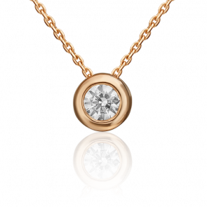 Золотая подвеска Platina с фианитом 03-0318-00-501-1110-38 фото