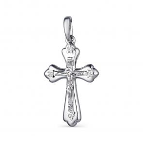 Серебряная подвеска АЛЬКОР с фианитом 03-1541/00КЦ-00 фото