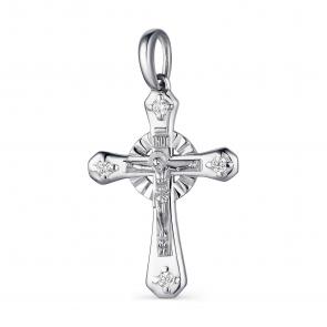 Серебряная подвеска АЛЬКОР с фианитом 03-1543/00КЦ-00 фото
