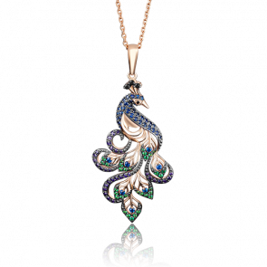 Золотая подвеска Platina с фианитом 03-2207-03-404-1110-52 фото