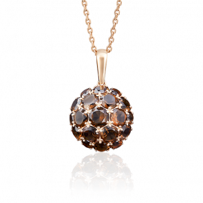 Золотая подвеска Platina с кварцем 03-2277-00-202-1110-46 фото