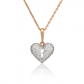 Золотая подвеска Platina с фианитом 03-2313-00-401-1110-33 фото