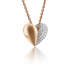 Золотая подвеска Platina с фианитом 03-2334-00-401-1110-24 фото