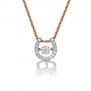 Золотая подвеска Символ года Platina с танцующим фианитом 03-2337-00-501-1110-38 фото