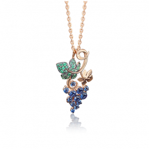 Золотая подвеска Platina с фианитом 03-2360-00-404-1110-24 фото