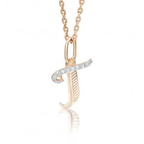 Золотая подвеска-буква Г Platina с фианитом 03-2448-Г-401-1110-03 фото