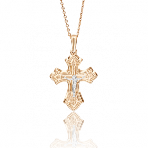 Подвеска из комбинированного золота Platina 03-2450-00-000-1111-63 фото