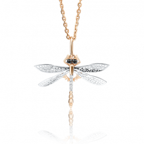 Подвеска из комбинированного золота Platina с фианитом 03-2454-00-403-1111-65 фото