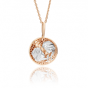 Золотая подвеска Знак зодиака Близнецы Platina 03-2463-03-000-1111 фото