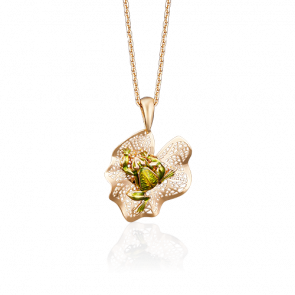 Золотая подвеска Platina с эмалью 03-2582-00-000-1110-65 фото