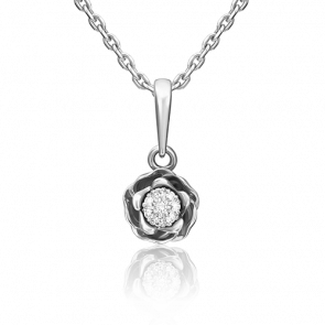 Подвеска из белого золота Platina с бриллиантом 03-2645-00-101-1120-30 фото