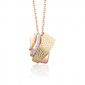 Подвеска из комбинированного золота Platina с фианитом 03-2665-00-401-1113-59 фото