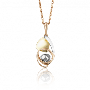 Подвеска из комбинированного золота Platina 03-2733-00-000-1140-04 фото