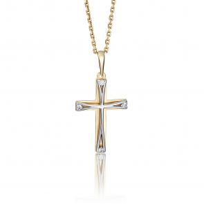 Подвеска из комбинированного золота Platina с фианитом 03-2735-00-401-1121-03 фото