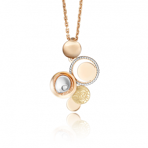 Подвеска из комбинированного золота Platina 03-2740-00-000-1140-48 фото