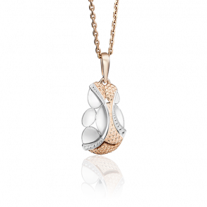 Подвеска из комбинированного золота Platina 03-2748-00-000-1111-65 фото