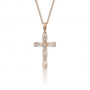 Подвеска из комбинированного золота Platina 03-2781-00-000-1111-42 фото