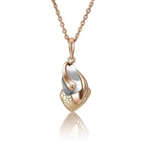 Подвеска из комбинированного золота Platina 03-2782-00-000-1140-48 фото