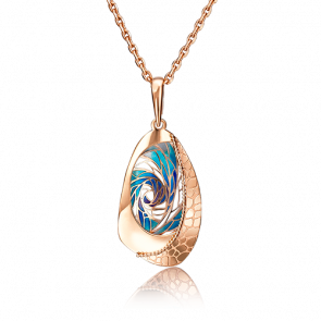 Золотая подвеска Platina с эмалью 03-2785-00-000-1110-59 фото