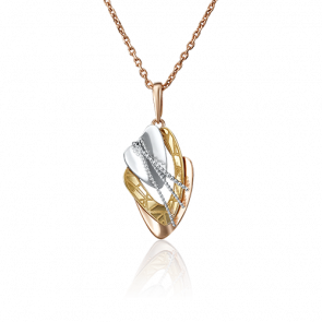 Подвеска из комбинированного золота Platina 03-2812-00-000-1140-66 фото