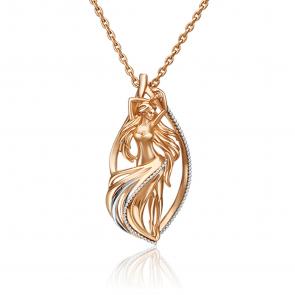 Золотая подвеска Знак зодиака Дева Platina 03-2814-09-000-1111-48 фото