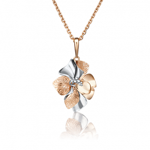 Золотая подвеска Platina 03-2834-00-000-1110-48 фото