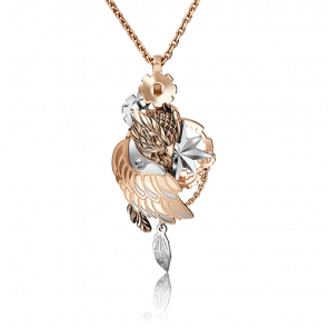 Подвеска из комбинированного золота Platina 03-2847-00-000-1111-59 фото