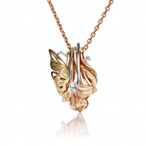 Подвеска из комбинированного золота Platina 03-2893-00-000-1113-48 фото