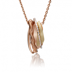 Подвеска из комбинированного золота Platina 03-2909-00-000-1113-66 фото