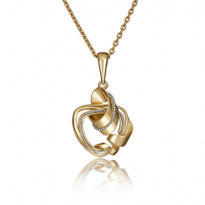 Подвеска из лимонного золота Platina 03-2927-00-000-1130-64 фото