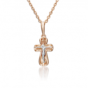 Подвеска из комбинированного золота Platina 03-2938-00-000-1111-64 фото