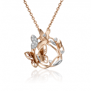 Золотая подвеска Platina с фианитом 03-2949-00-401-1110-48 фото