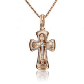 Подвеска из комбинированного золота Platina 03-2952-00-000-1111-42 фото