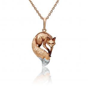 Золотая подвеска Platina с эмалью 03-2965-00-000-1110-25 фото