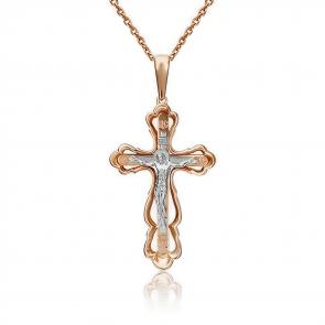 Подвеска из комбинированного золота Platina 03-2981-00-000-1111-42 фото