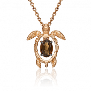 Золотая подвеска Platina с кварцем 03-3060-00-202-1110-57 фото