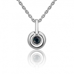Подвеска из платины Platina с сапфиром 03-3089-00-102-2100-30 фото