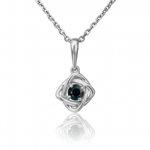 Подвеска из платины Platina с сапфиром 03-3090-00-102-2100-30 фото