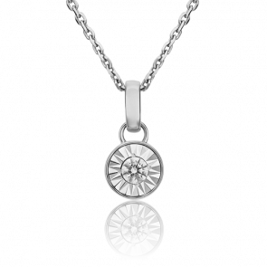 Подвеска из белого золота Platina с бриллиантом 03-3094-00-101-1120-30 фото