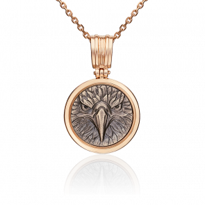 Подвеска из комбинированного золота Platina 03-3100-00-000-1111-42 фото