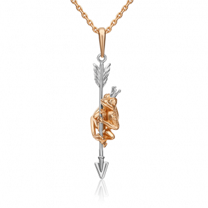 Подвеска из комбинированного золота Platina 03-3104-00-000-1111-42 фото