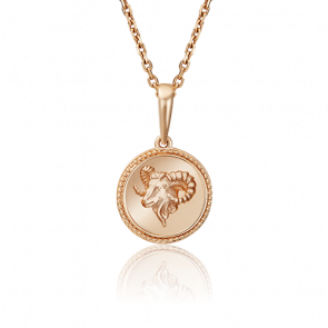 Золотая подвеска Знак зодиака Овен Platina 03-3110-01-000-1110-66 фото