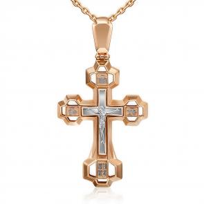 Подвеска из комбинированного золота Platina 03-3154-00-000-1111-42 фото