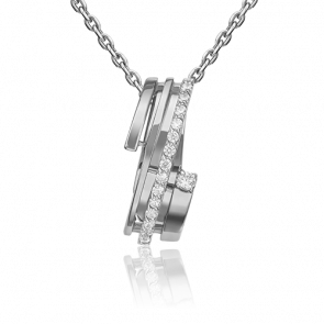 Подвеска из белого золота Platina с фианитом 03-3155-00-401-1120-23 фото