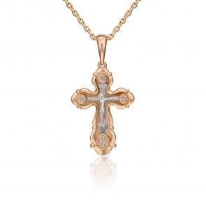 Подвеска из комбинированного золота Platina 03-3157-00-000-1111-42 фото