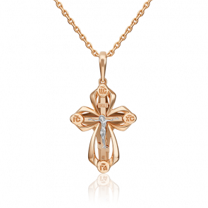 Подвеска из комбинированного золота Platina 03-3159-00-000-1111-42 фото