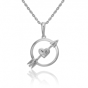 Серебряная подвеска Platina с сапфиром 03-3177-00-102-0200-72 фото