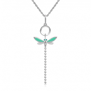 Серебряная подвеска Platina с эмалью 03-3189-02-000-0200-71 фото