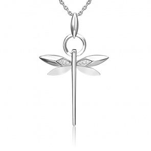 Подвеска из белого золота Platina с бриллиантом 03-3275-00-101-1120 фото