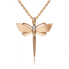 Подвеска из комбинированного золота Platina с бриллиантом 03-3276-00-101-1111 фото